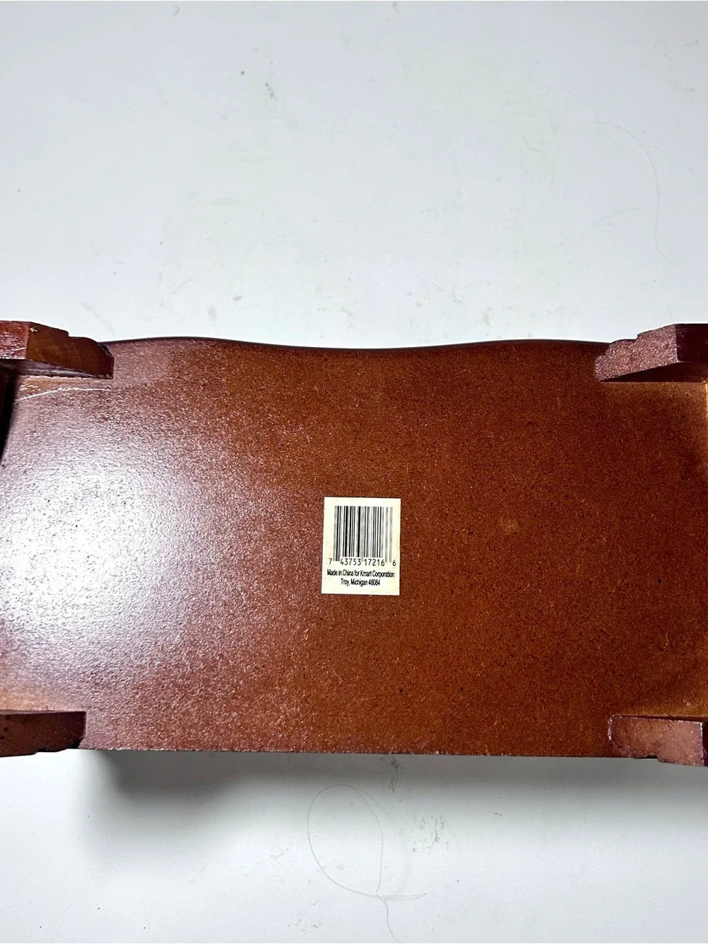 Vintage Mahogany Jewelry Box Wooden with Mirror